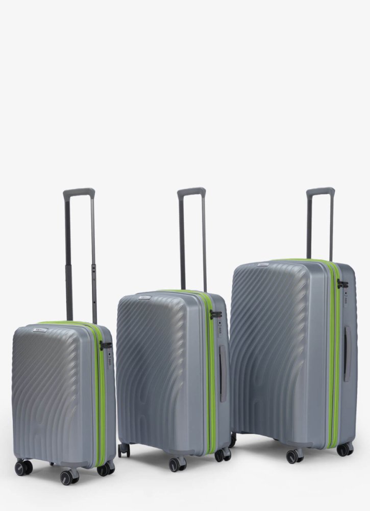 Комплект чемоданов V&amp;V Travel Urban из полипропилена Серый