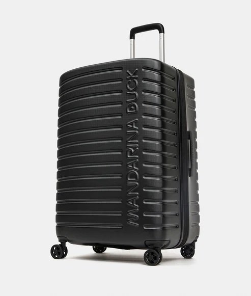 Средний чемодан Mandarina Duck Flyduck – 72/85 л, 4,1 кг Черный