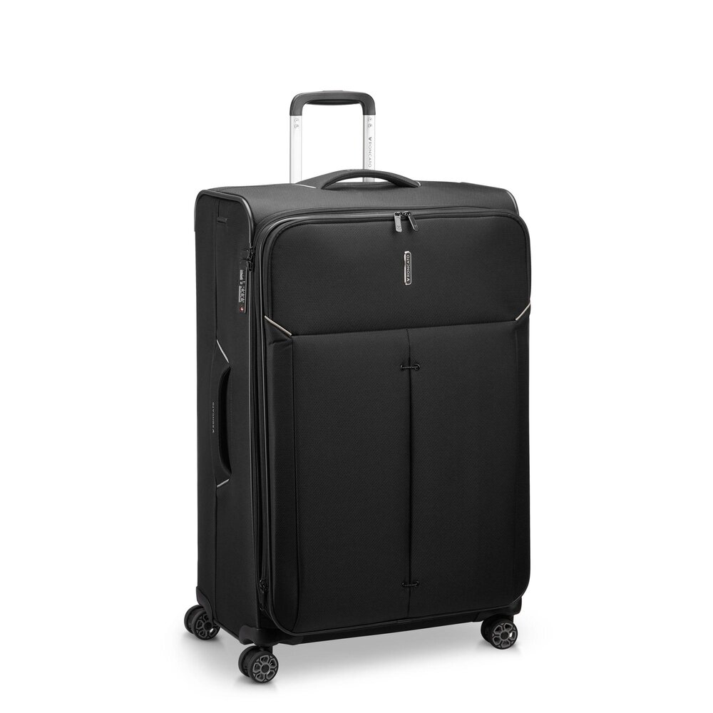 Велика валіза Roncato Ironik 2.0 – 102/119 л, 3,6 кг Чорна