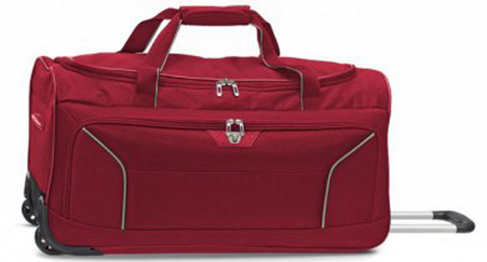 Средняя дорожная сумка на 2-х колесах 68 л Roncato Ready, красный
