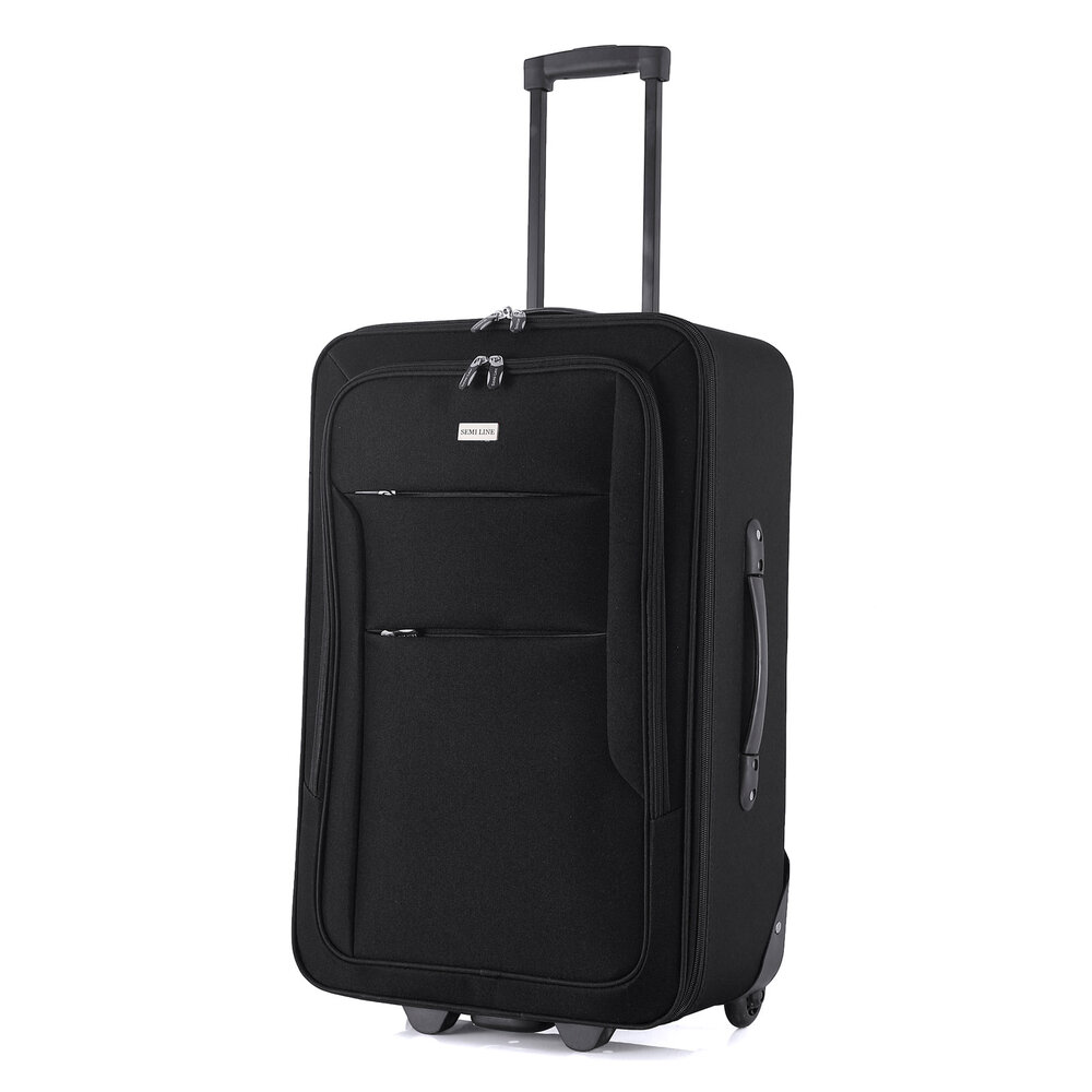 Средний чемодан Semi Line – 50 л, 2.6 кг Черый