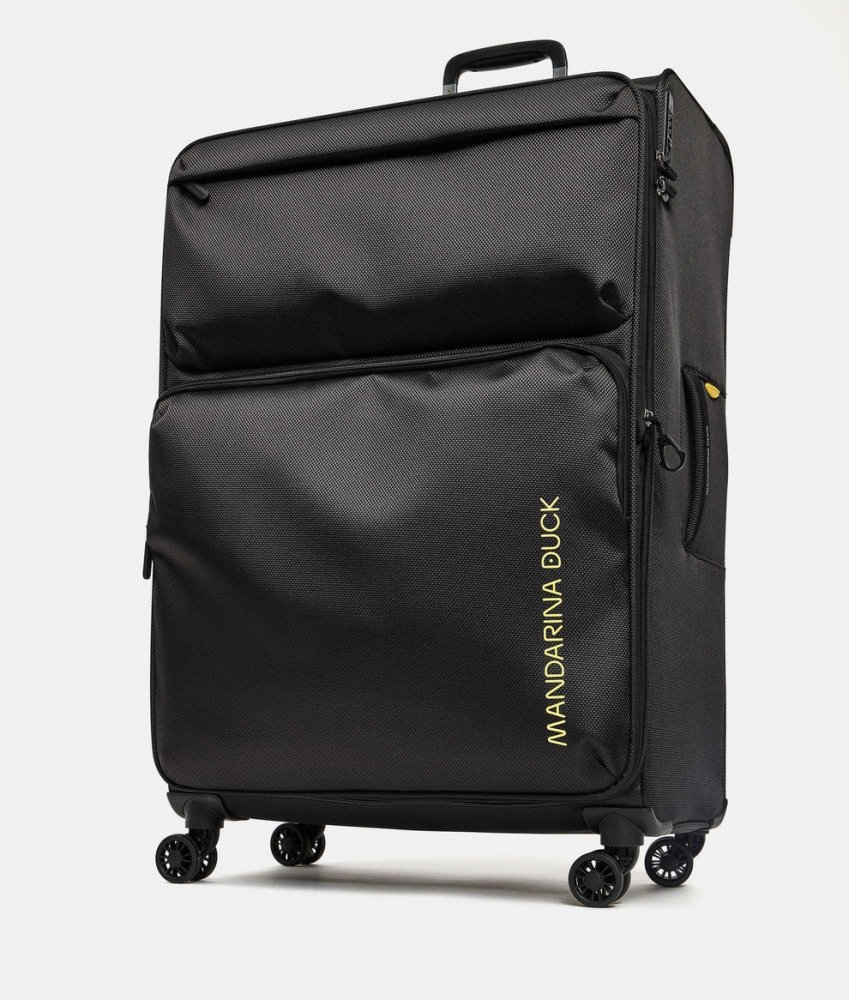 Дуже велика тканинна валіза Mandarina Duck Zephyr Чорна