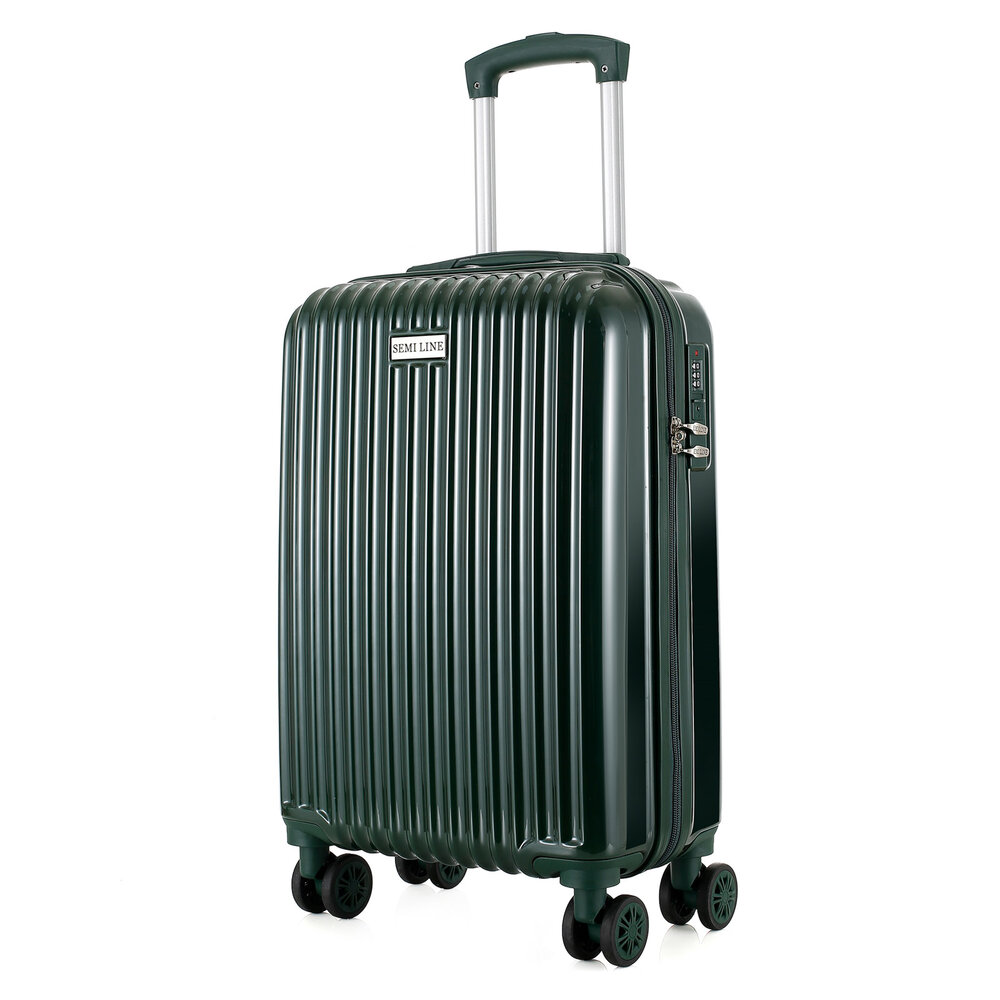 Малый чемодан Semi Line – 40 л, 2.6 кг Зеленый