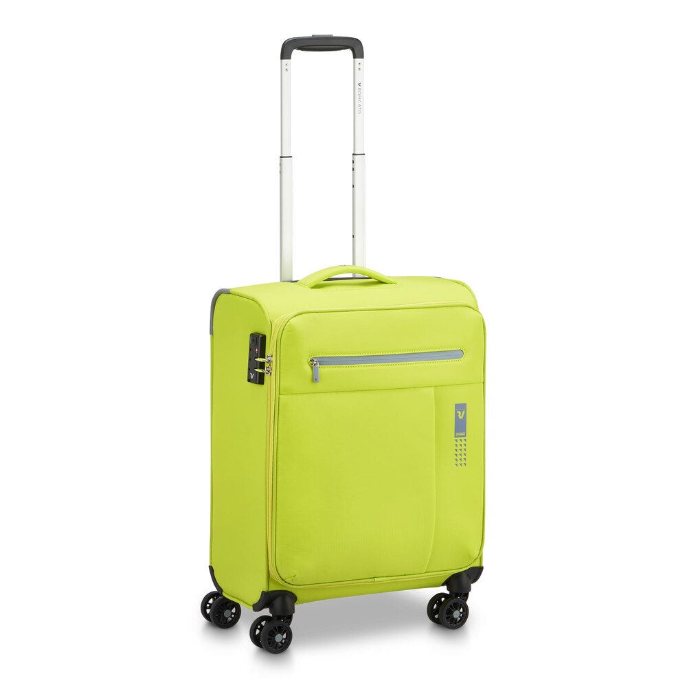 Маленький ультралегкий чемодан ручная кладь Roncato Lite Soft – 42 л, 1,7 кг Салатовый