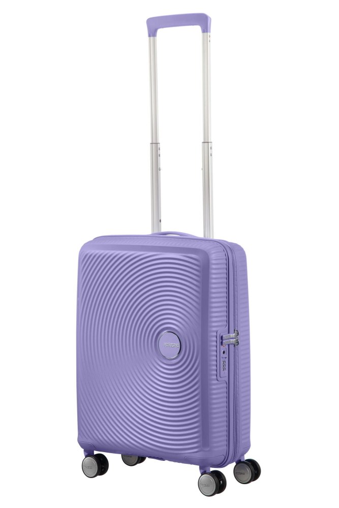 Малый чемодан American Tourister Soundbox ручная кладь – 35,5 / 41 л, 2,6 кг Лавандовый