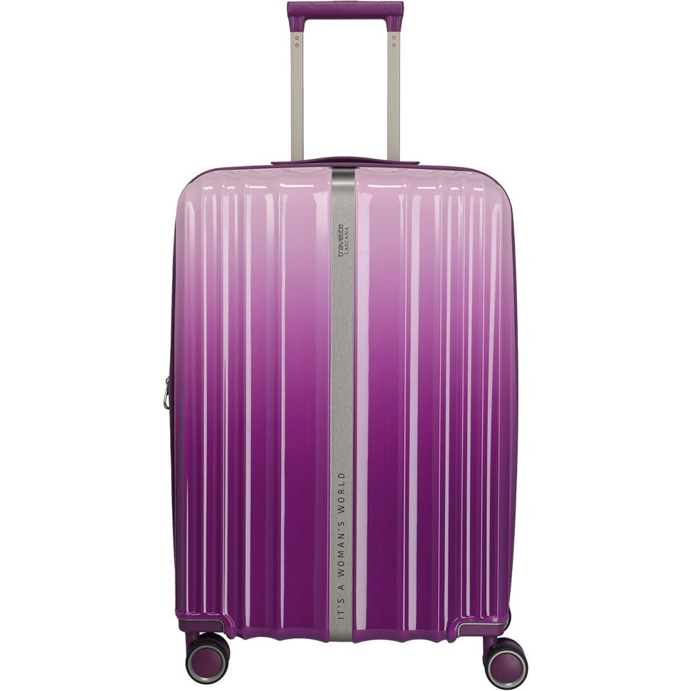 Середня валіза Travelite Lascana Edition – 63 / 69 л, 3,6 кг Рожева