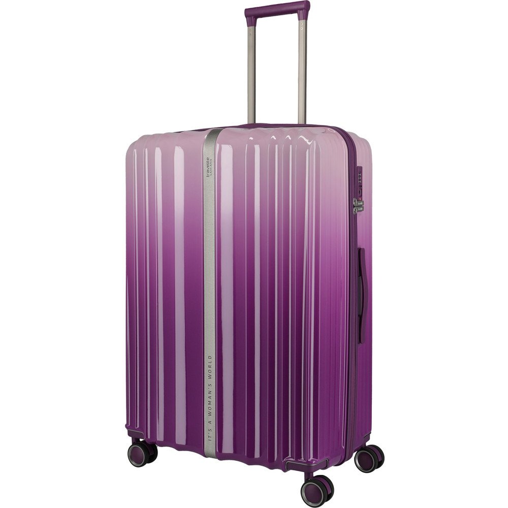 Велика валіза Travelite Lascana Edition – 101 л, 4,3 кг Рожева