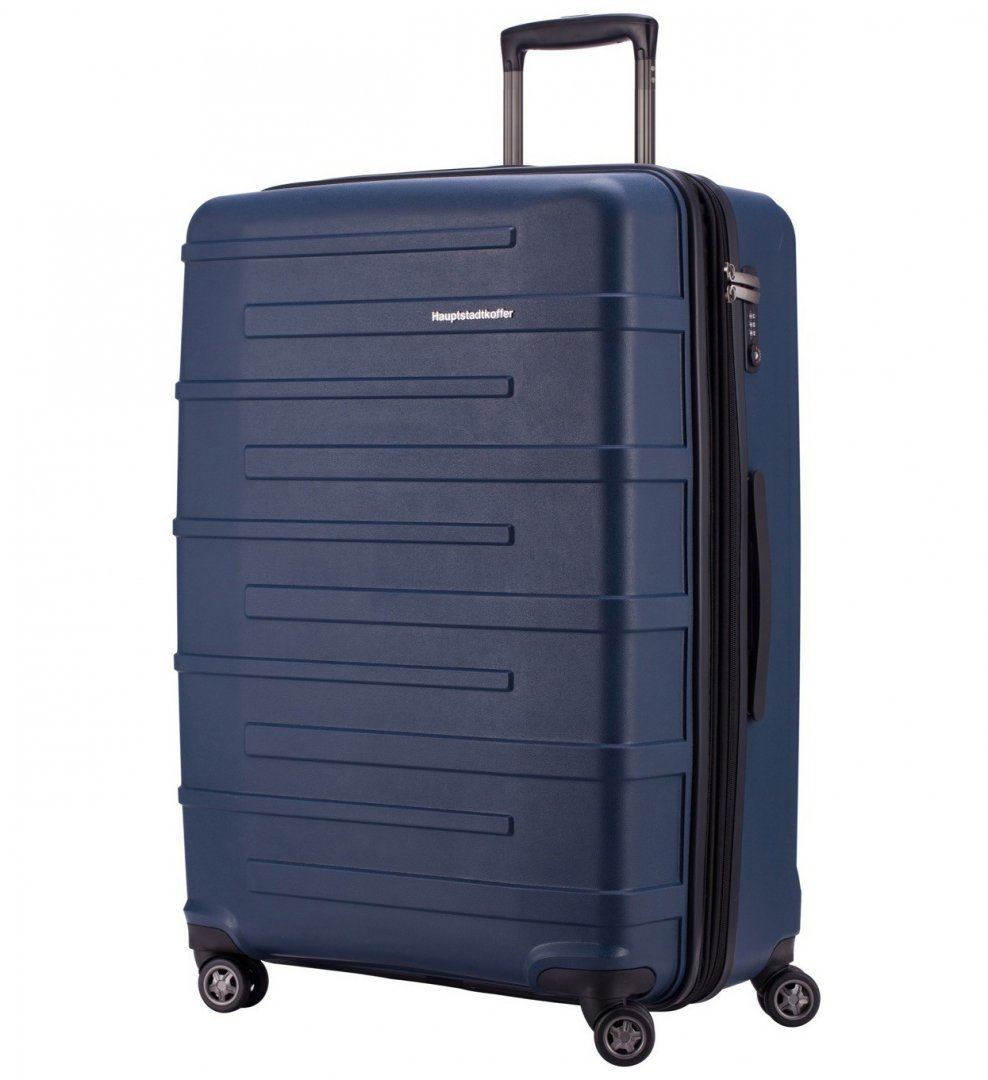Дорожный чемодан гигант на 4-х колесах 115/126 л HAUPTSTADTKOFFER Ostkreuz, синий