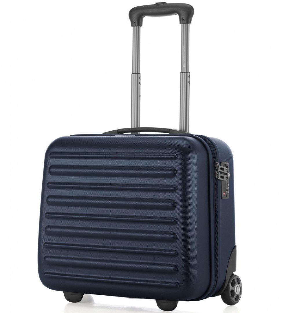 Малый пластиковый чемодан на 2-х колесах 32 л HAUPTSTADTKOFFER Tegel, синий