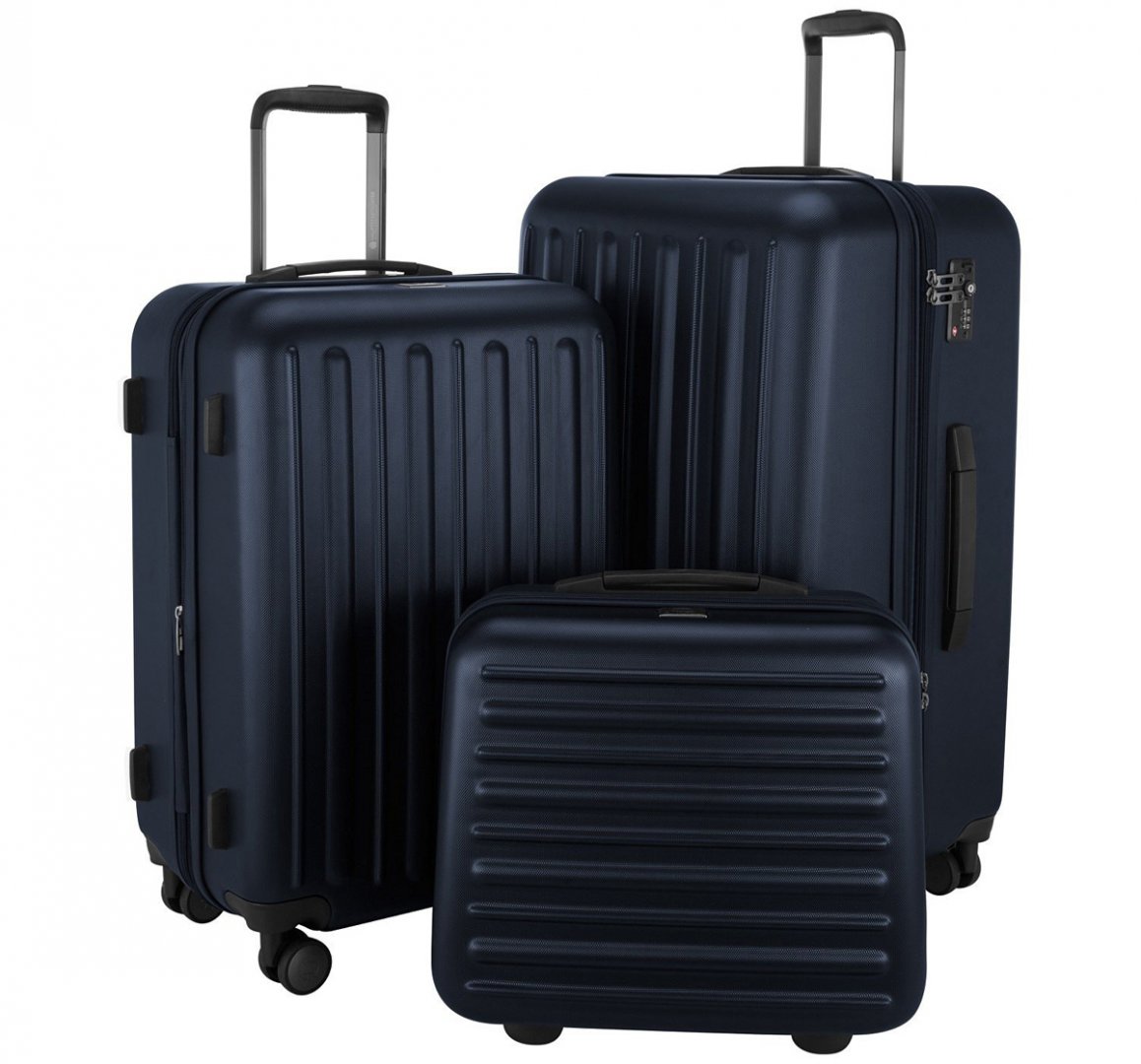 Комплект пластиковый чемоданов HAUPTSTADTKOFFER Tegel, синий