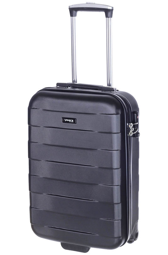Малый чемодан из пластика 2-х колесный 40 л March Bumper, темно-синий