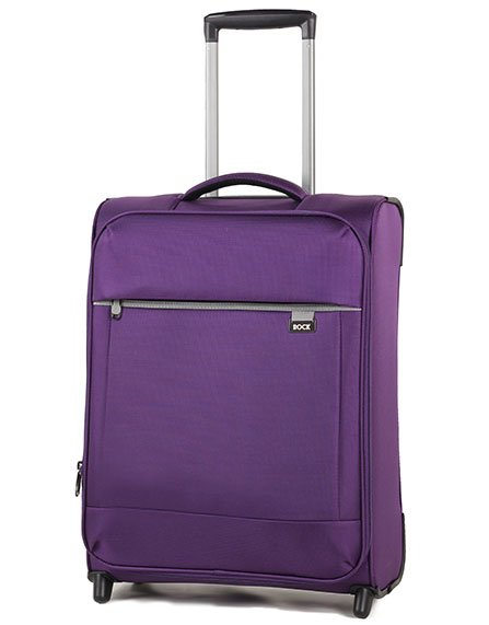 Малый текстильный чемодан на 2-х колесах 34/41 л Rock Vapour-Lite II (S) Purple