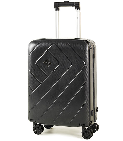 Rock Shield (S) Black 28 л чемодан из полипропилена на 4 колесах черный