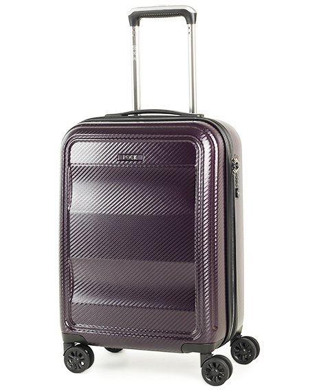 Малый чемодан из поликарбоната 4-х колесный 32 л Rock Amethyst (S) Purple