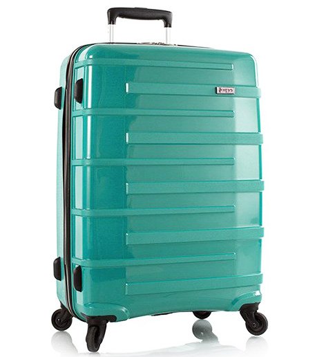Средний чемодан из дюрафлекса 61 л Heys Helios compact (M) Green