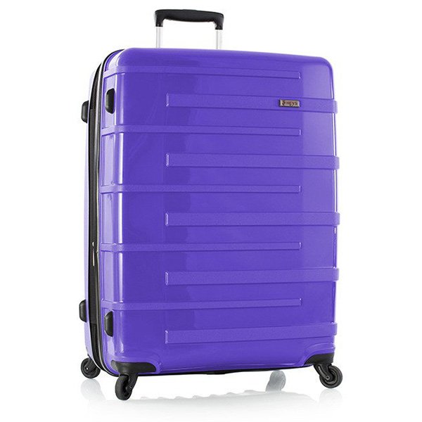 Большой чемодан из дюрафлекса 92 л Heys Helios compact (L) Purple