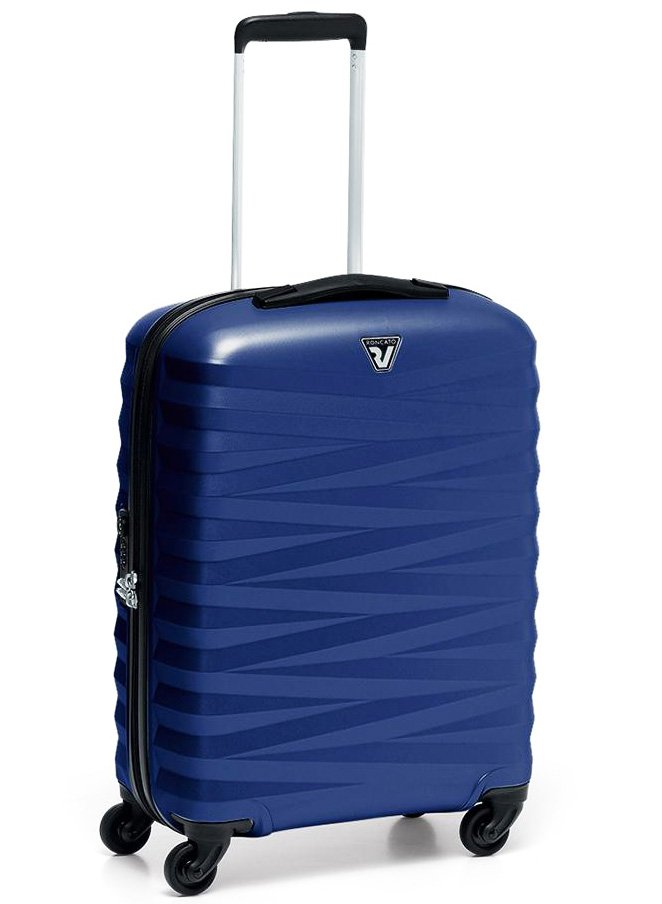 Малый чемодан на 4-х колесах 41 л Roncato Zeta, синий