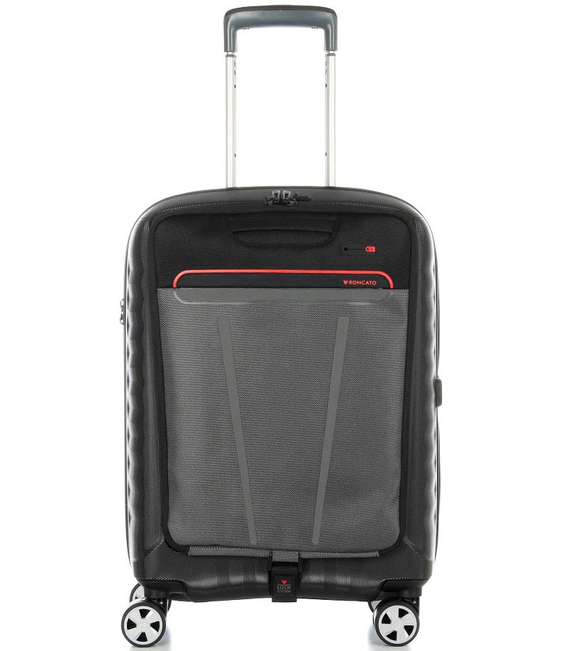 Бизнес чемодан для ноутбука 15,6&quot; Roncato Double черный с красным