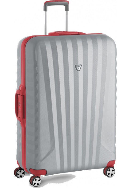 Элитный чемодан гигант 122 л Roncato Uno SL Red/Silver