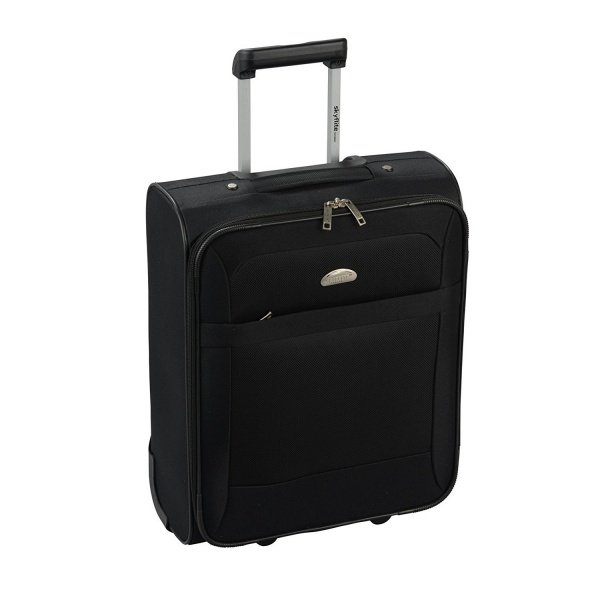 Skyflite Skycabin Black 38 л чемодан из полиэстера на 2 колесах черный