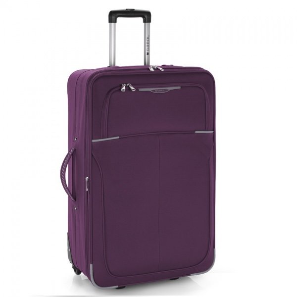 Gabol Malasia 93 л чемодан из полиэстера на 2 колесах фиолетовый