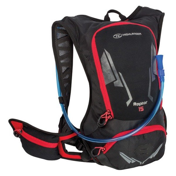 Рюкзак спортивный Highlander Raptor Hydration Pack 15 Black/Red