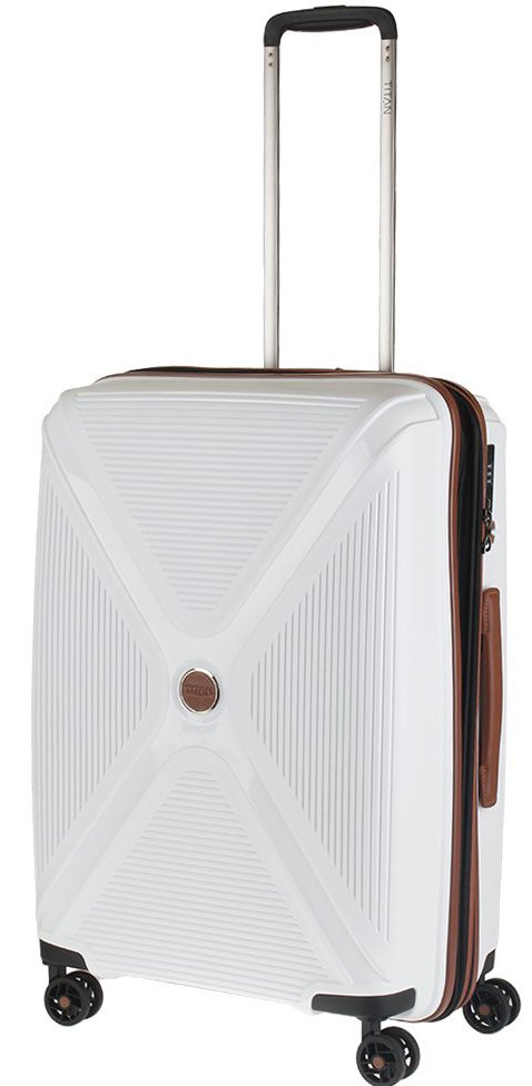 Средний чемодан на 4-х колесах 80/88 л Titan Paradoxx, белый