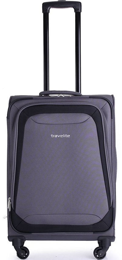 Средний чемодан на 4-х колесах 61 л Travelite Naxos, антрацит