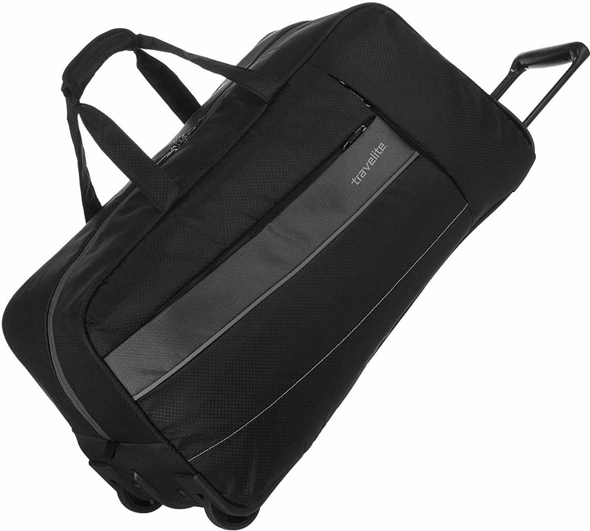 Средняя дорожная сумка на 2-х колесах 68 л Travelite Kite, черный