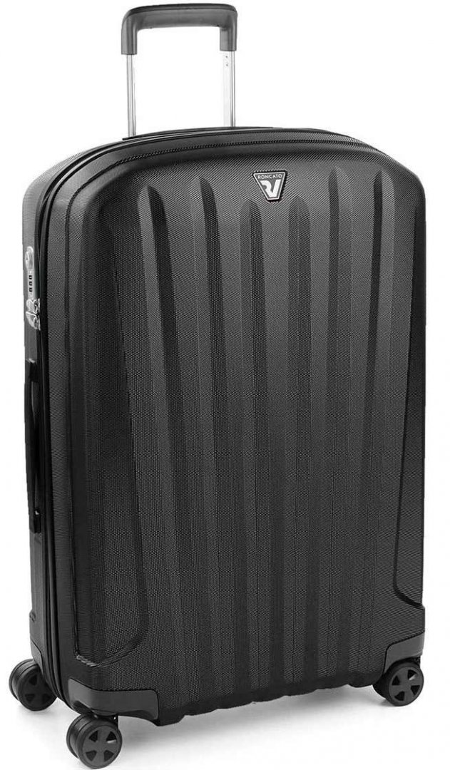Большой чемодан на 4-х колесах 75 л Roncato Unica Black