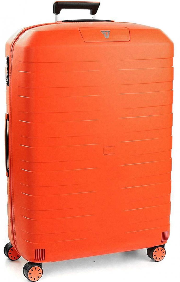 Чемодан гигант из полипропилена 118 л Roncato Box 2.0 оранжевый