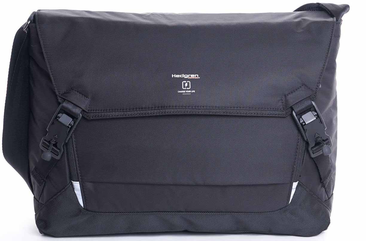 Сумка для ноутбука 15" Hedgren Link TIE Messenger Black