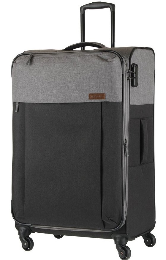 Большой чемодан на 4-х колесах 92/105 л Travelite NEOPAK, антрацит