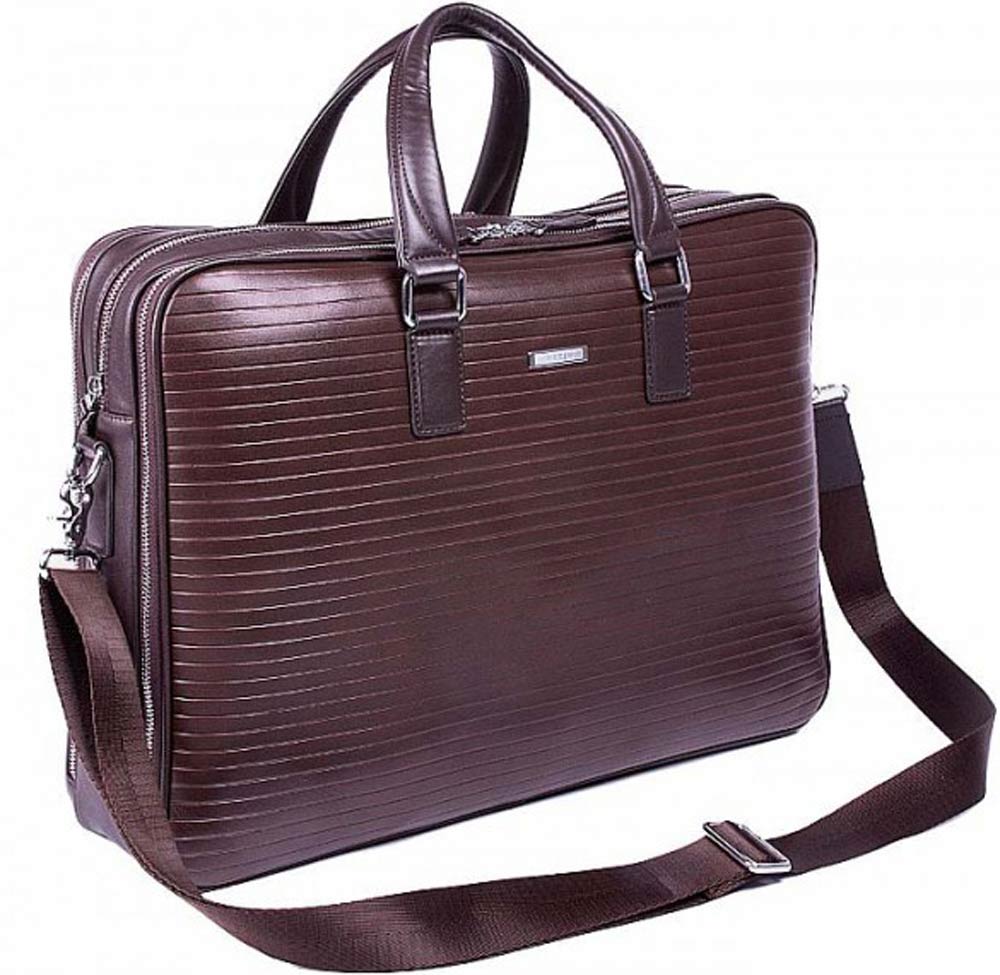 Портфель мужской кожаний VERUS V 400 Brown Business Collection