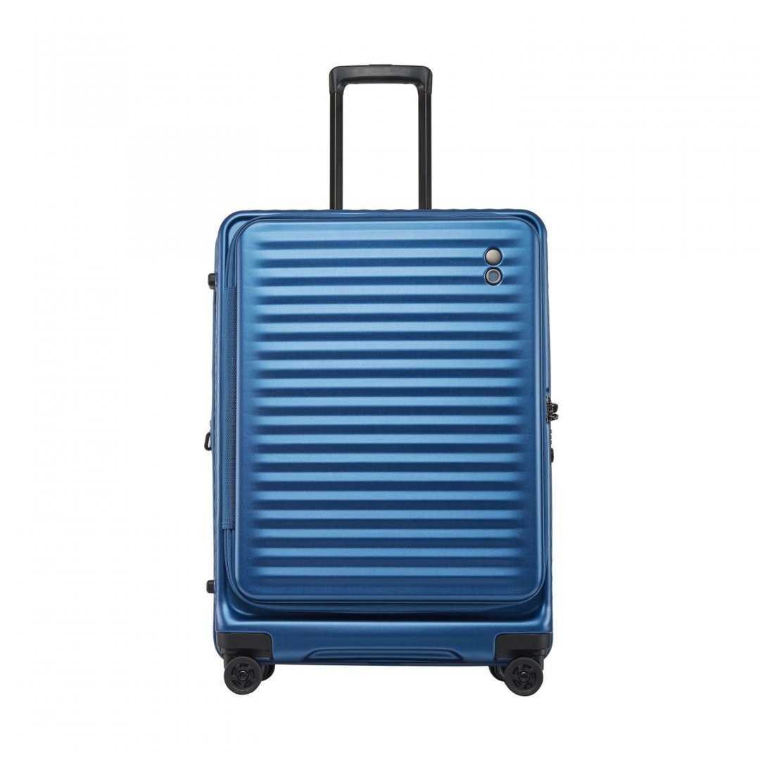 Echolac CELESTRA 38/44 л чемодан из поликарбоната на 4 колесах синий