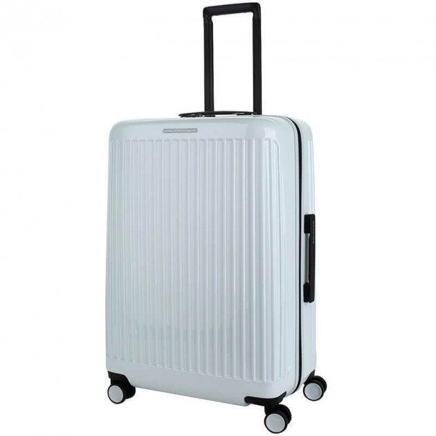 Piquadro SEEKER70/White L 98 л чемодан из поликарбоната на 4 колесах белый