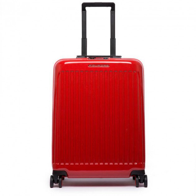 Piquadro SEEKER70/Red S 39,5 л чемодан из поликарбоната на 4 колесах красный