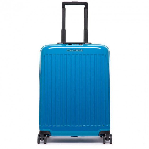 Piquadro SEEKER70/Blue S 39,5 л валіза з полікарбонату на 4 колесах синя