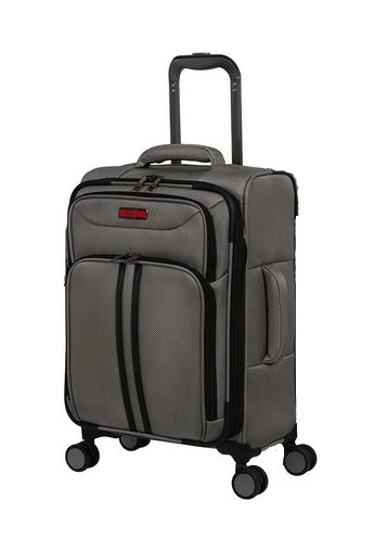 IT Luggage APPLAUD 41 л чемодан из полиэстера на 4 колесах серый