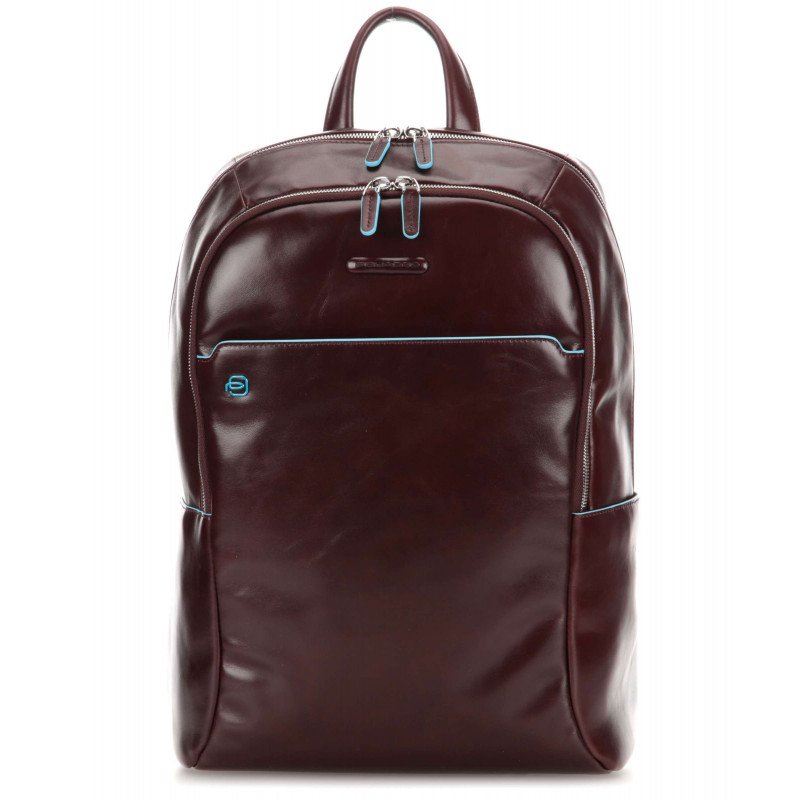 Piquadro Blue Square 18 л городской рюкзак для ноутбука из натуральной кожи коричневый