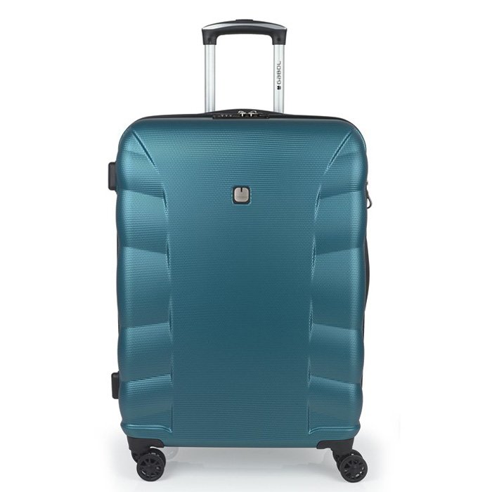 Gabol London 79 л чемодан из ABS пластика на 4 колесах бирюзовый