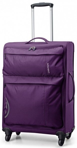 Малый дорожный чемодан 4-х колесный 44 л. CARLTON V-Lite фиолетовый
