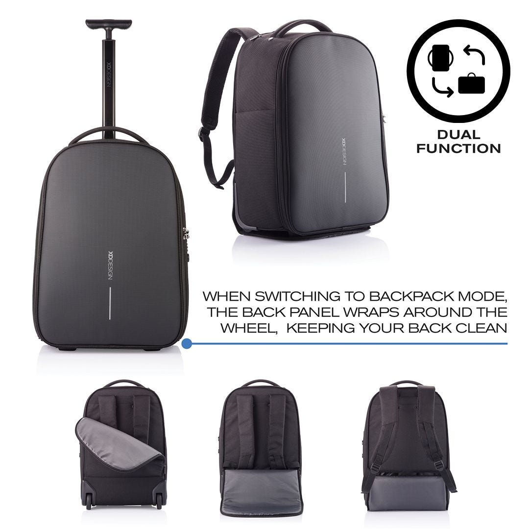 Рюкзак на колесах XD Design Bobby Backpack Trolley Черный